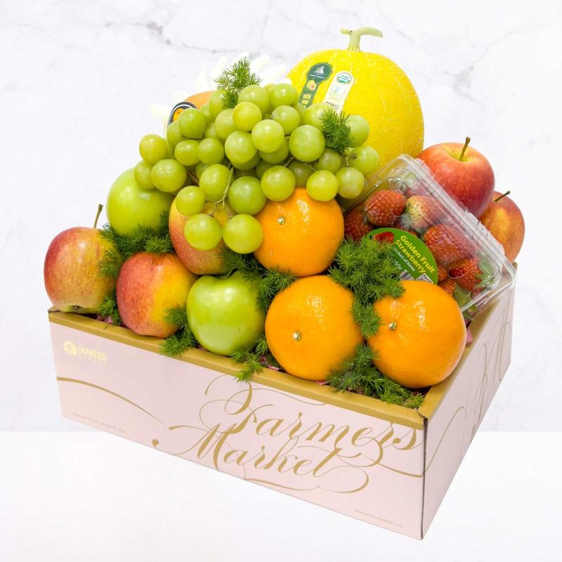 Product Introduction of Giỏ trái cây nhập màu hồng hoạ tiết vàng 002 V.01 - Food 12