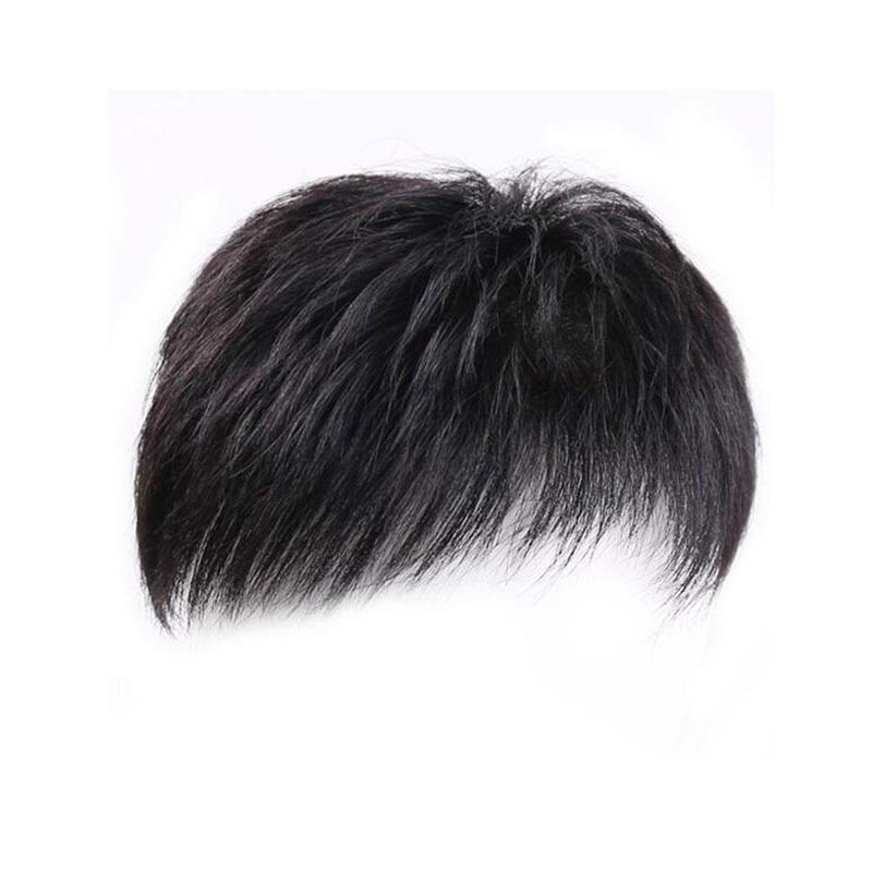 Tóc Giả Tóc Ngắn Kẹp Trên Nam, Tóc Nối Giả, Tóc Giả Sợi Thời Trang, Phụ Kiện Tóc, Cho Nam Giới 2