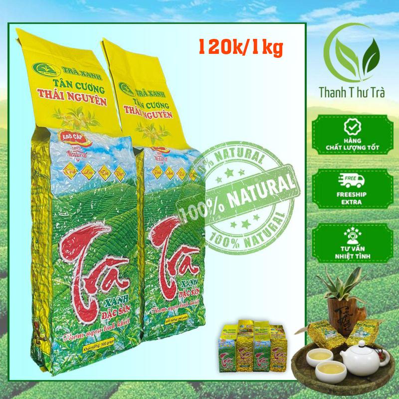 1kg - Trà Đặc Sản Thái Nguyên Xanh gói 1kg Tea nước Trà nước miaqua chaisting Chè trathai xanh box tratang tet