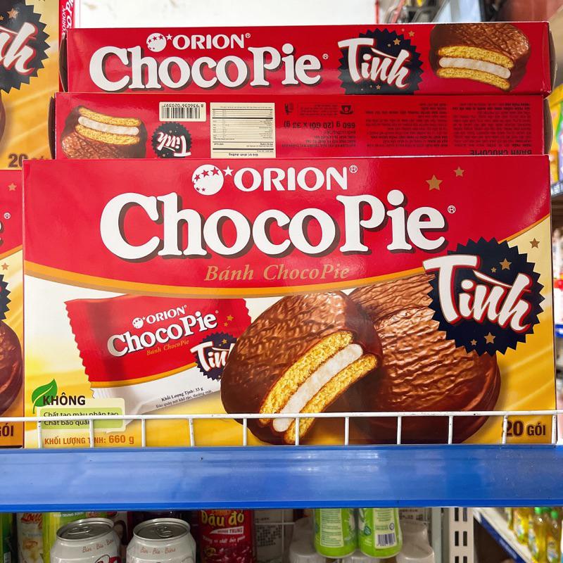 Bánh Chocopie Orion Tình Loại 12Gói/20 gói Ăn Vặt Snack Food Cake