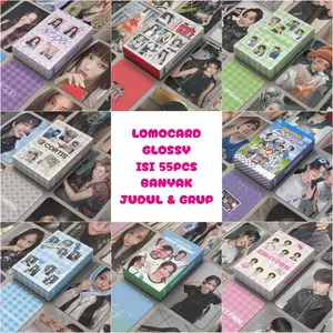 (55pcs) LOMOCARD GLOSSY KPOP SELCA BANYAK JUDUL GROUP | KPOPERS PHOTOCARD UNOFFICIAL SELFIE