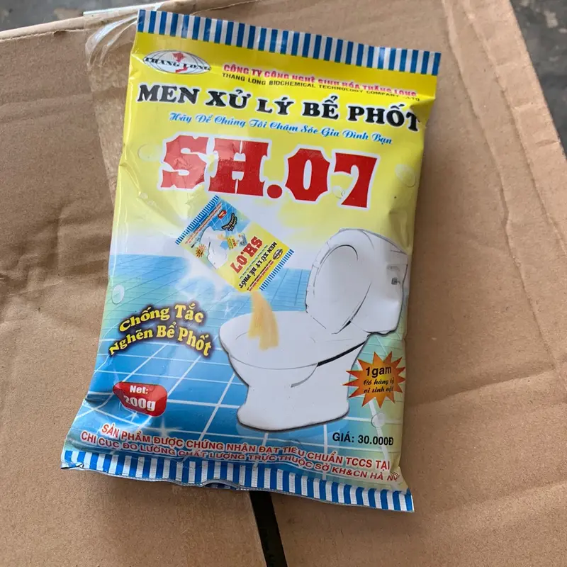 [Combo 5+5] men xử lý bể phốt + bột thông cống chống tắc nghẽn, khử hôi, khử khuẩn hiệu quả 4