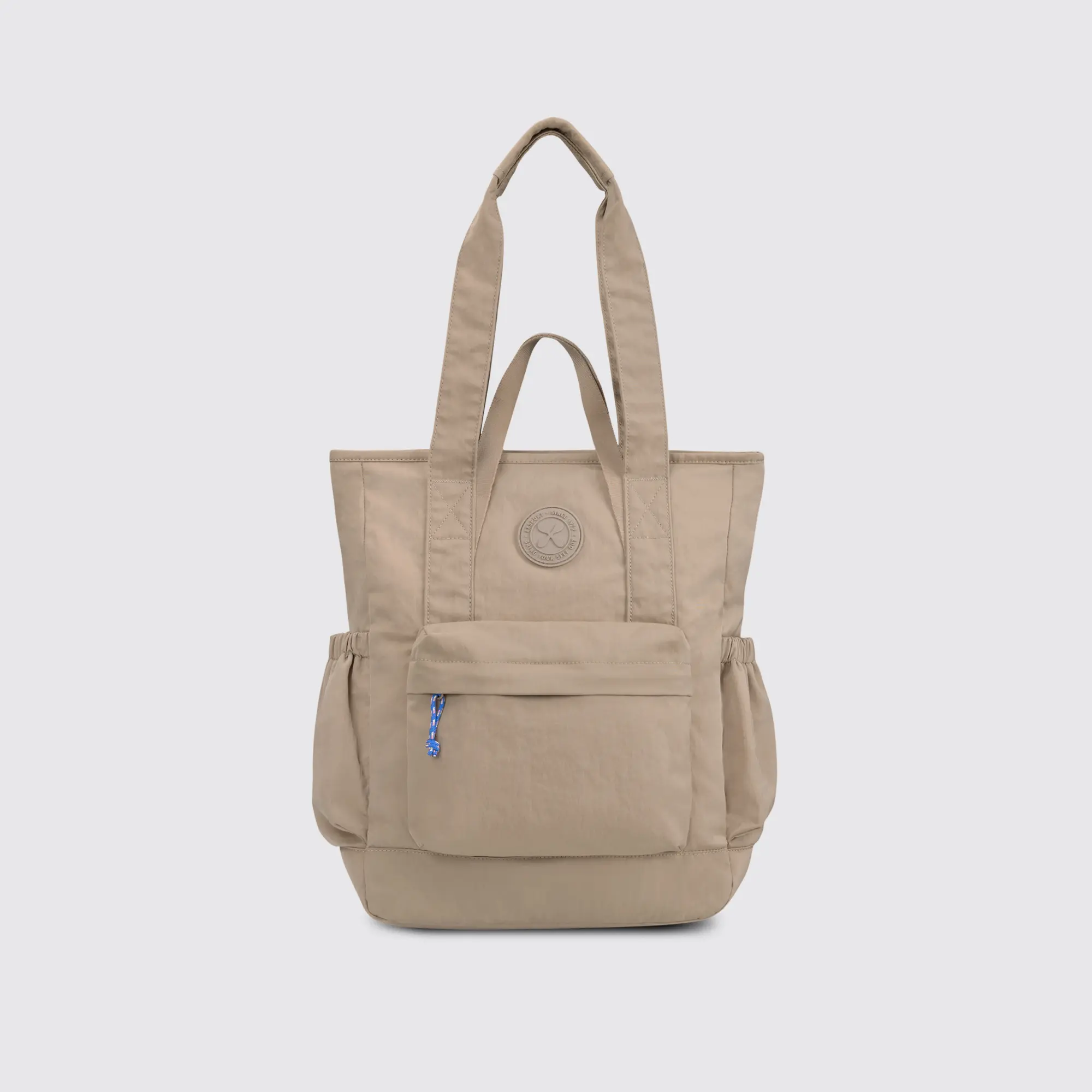Tas Jinjing Exsport Daily Casual Laptop Totepack - Light Brown