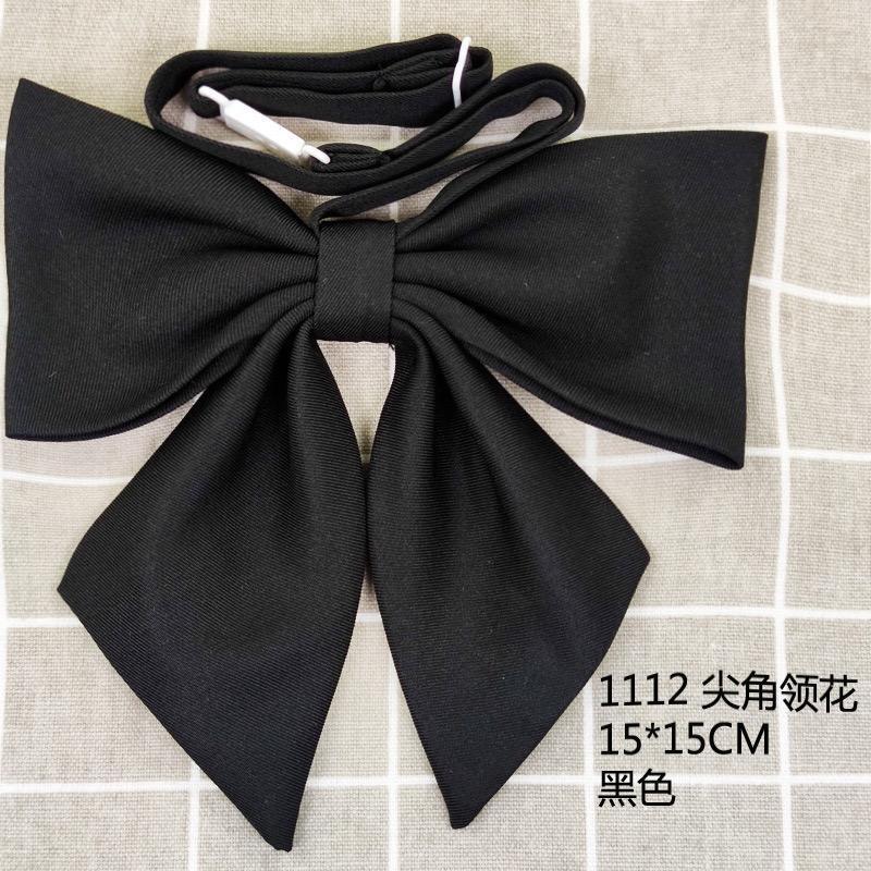 Product Introduction of Solid color JK tie without tie collar flower uniform accessories 6