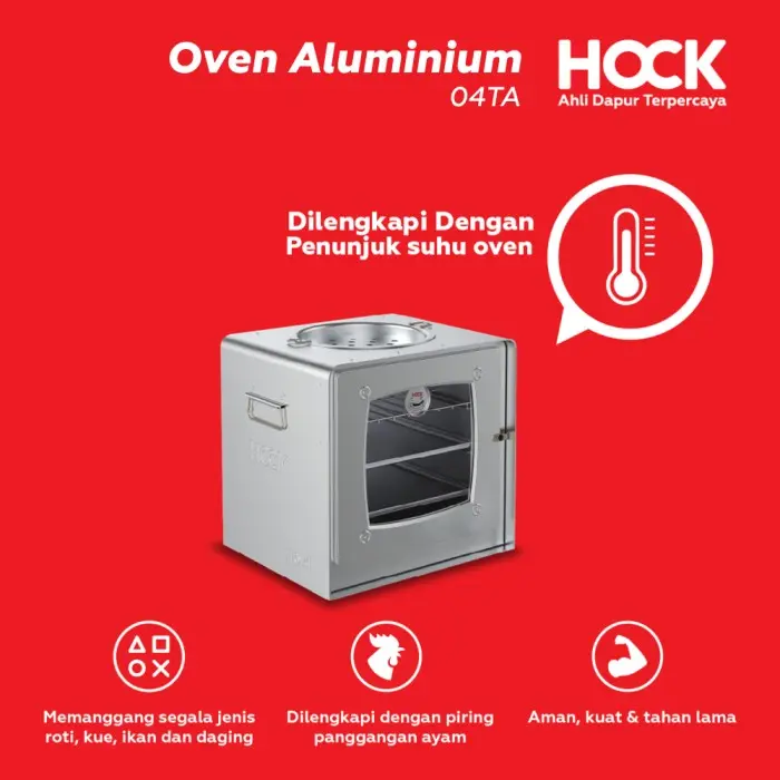 HOCK OVEN ALUMUNIUM NO.4 ARANG