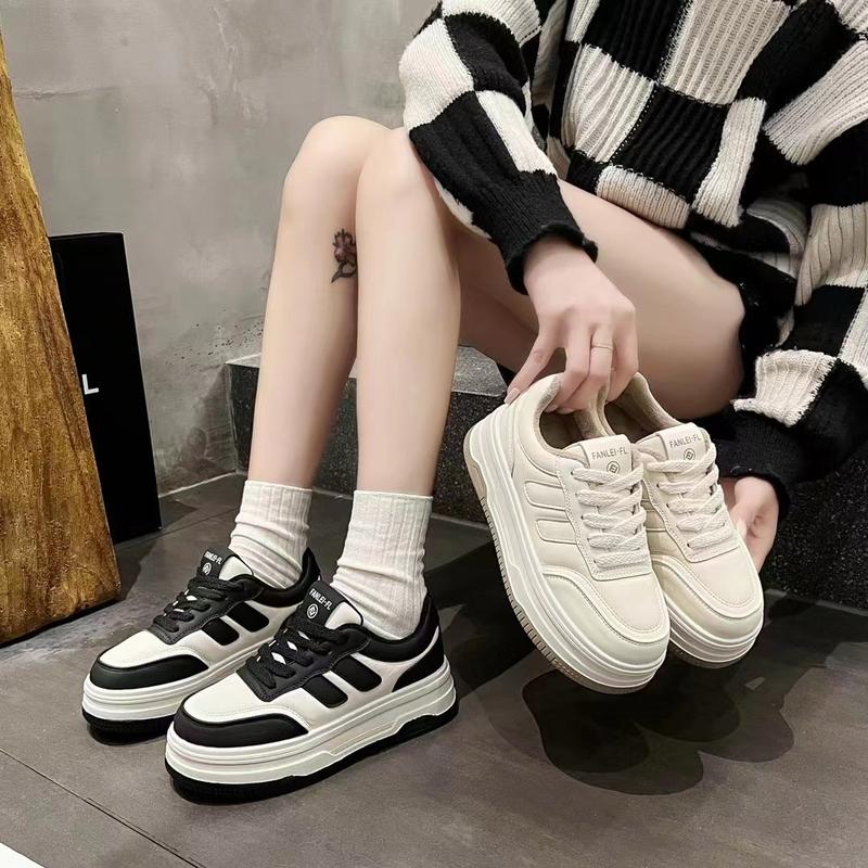 Giày thể thao nữ Nile đế 2 lớp cao 5cm phong cách Hàn Quốc