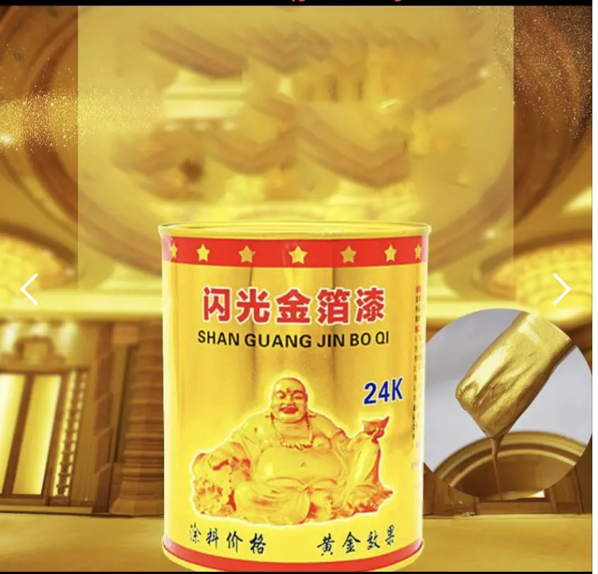 Hộp sơn nhũ mạ vàng 24K - Khối lượng tịnh 800gr
