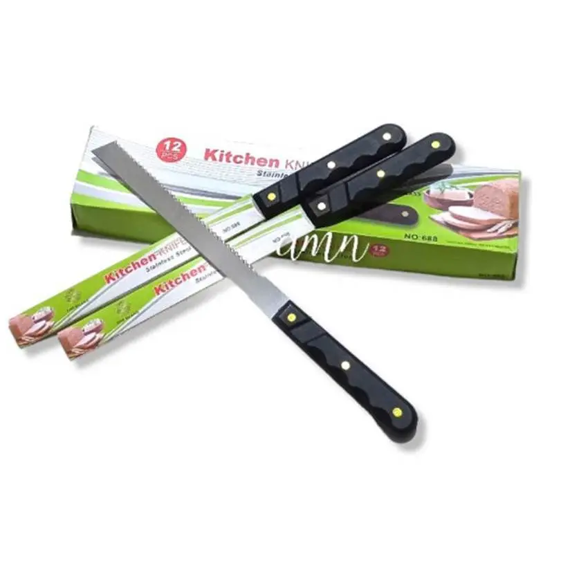 Pisau Roti Stainless 2 sisi mata Pisau | Pisau Kue