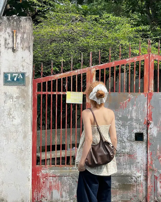 13 màu hoa nhí áo ống quây bo chun co giãn form xoè cột dây nơ mảnh lụa xinh xẻo cho nàng freesize video shop tự quay AGON TOP 4