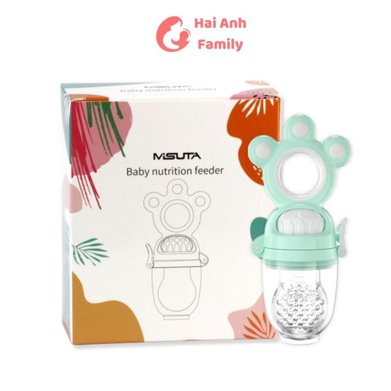 Túi nhai silicon Misuta cho bé ăn dặm chống hóc cao cấp