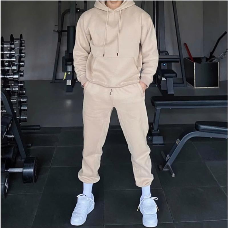 Bộ Nỉ Hoodie Trơn Mũ 2 Lớp Form Rộng Hot Trend Giới Trẻ Nam Nữ Unisex, Set Nỉ Bông 2 Lớp Dày Dặn Ấm Áp Phong Cách Sport Chạy Bộ