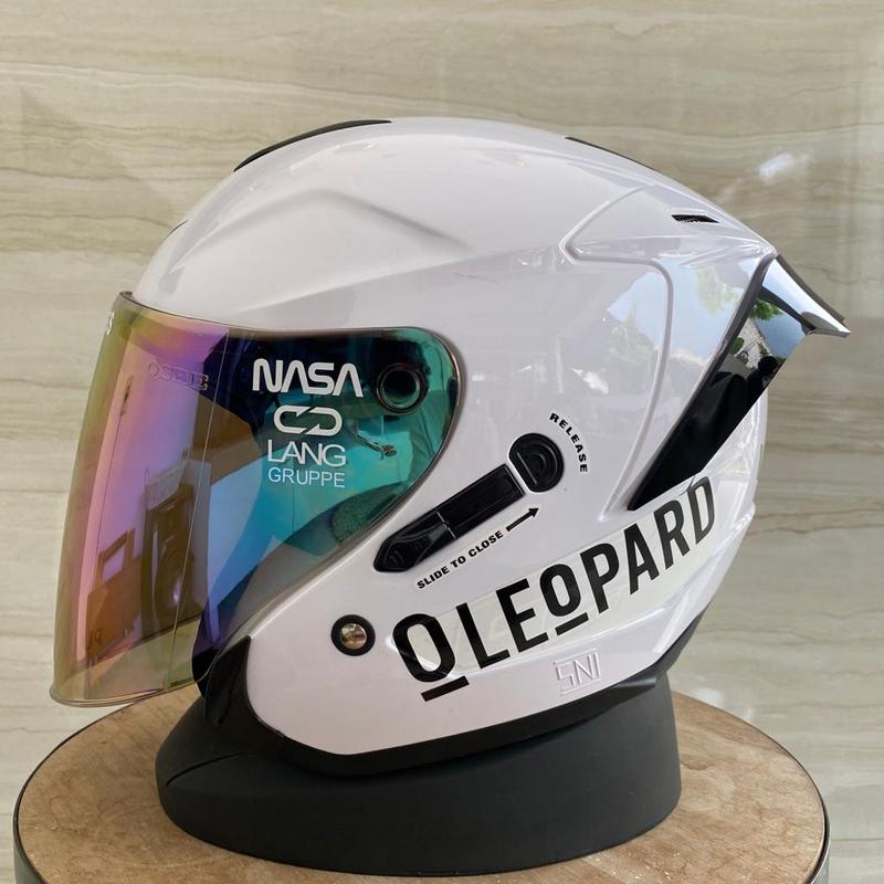 Helm G2 Optimax Motif (Paket Ganteng) Helmet Iridium 4