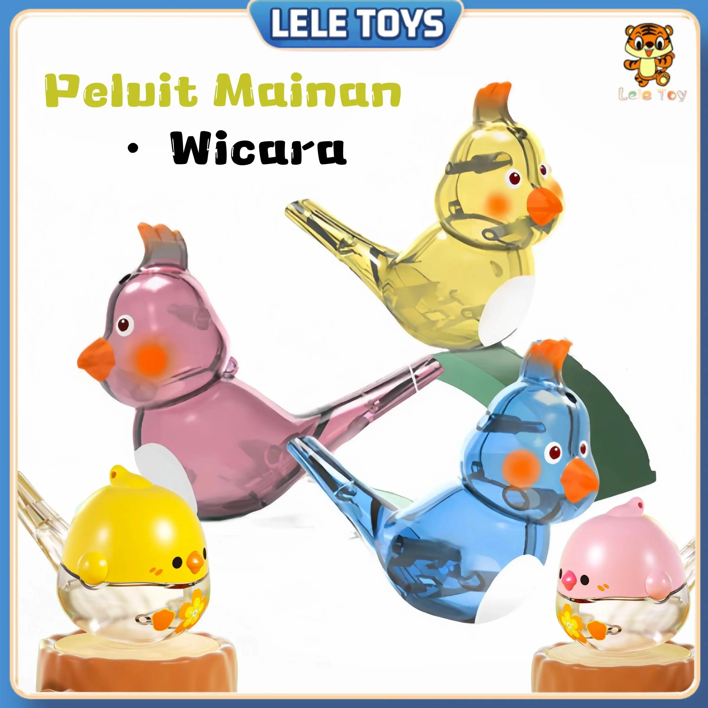 Lele Toy Peluit Burung Bird Terapi Wicara Anak Mainan Edukasi Anak Stimulasi Oromotor Oral Motor Speechdelay Alat Terapi Bicara Whistle Kids Toy Peluit Mainan Anak Kreatif Suara Burung