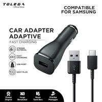 Gambar Charger Mobil Car Adapter Adaptive Compatible For Samsung Fast Charge 5V 9V dari Toleda Indonesia Kota Tangerang 1 Tokopedia