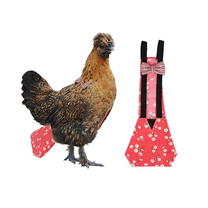 Product Introduction of 1 Piece Reusable Goose Duck Farm Pet Poultry Cute Diaper Poultry Costume Nappy Cloth Pet Diaper 16