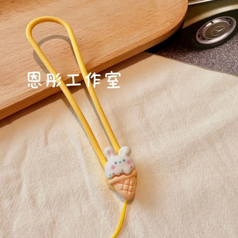 Dây Treo Sáng Tạo, Dây Chống Mất, Dây Ngắn Silicon, Dây Treo Chìa Khóa Đĩa U Silicon, Dây Treo, Dây Cầm Tay 1