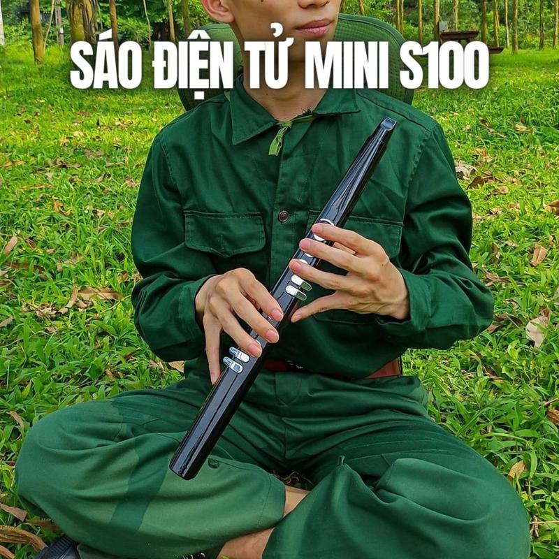 [Chính hãng] Sáo điện tử mini S100 - 13 hiệu ứng âm thanh - Kết nối Bluetooth flute