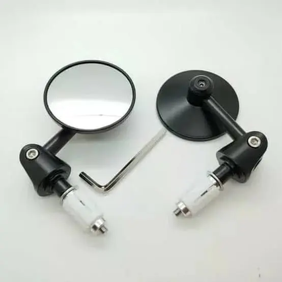 Spion Jalu Spion Bar End Oval Universal Nmax,Aerox,Pcx,Vario,Beat,Mio,Vespa,W175,Xabre,Vixion Dan Motor Lain Nya 4