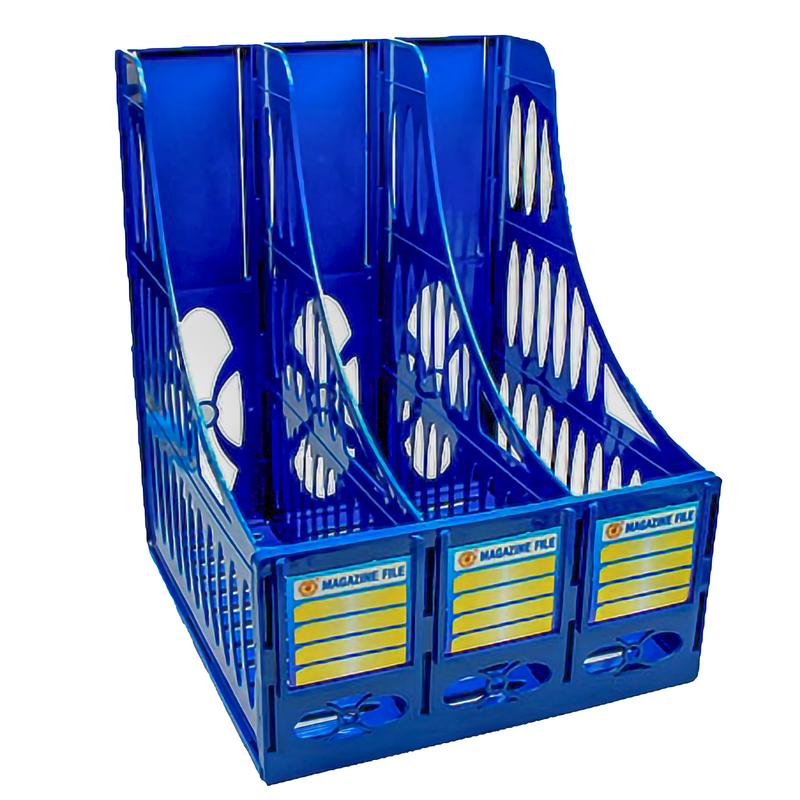 Kệ xéo 3 ngăn nhựa TTM lắp ráp, (25 x 31 x 3.5)cm đựng hồ sơ, lưu trữ giấy tờ