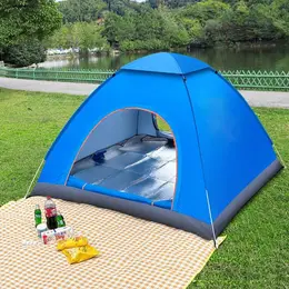 Lều dã ngoại tự bung 2-4 người dễ tháo lắp tiện lợi