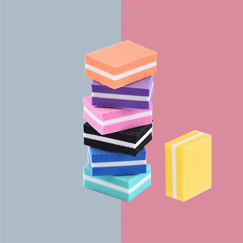 Product Introduction of Mini Double-sided Sanding Files Manicure Tool Buffer Strips Nail Sanding Buffer Mini Nail File Polishing block Nail Polish 12