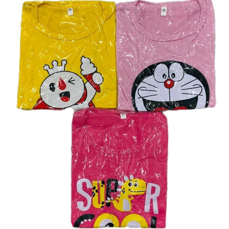 kaos anak-anak cewek cowok paket hemat 3 pcs 0