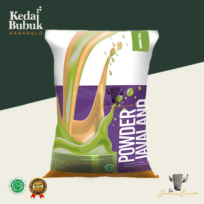 (REGULER) GREEN TEA BUBUK MINUMAN JAVALAND REGULER KEMASAN 1 KG 1