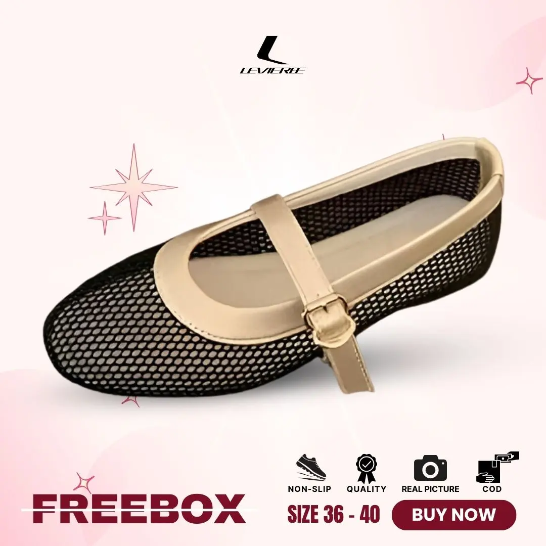 LVR FREE BOX Sepatu Flatshoes Wanita Slip On Sepatu Tali Wanita Fashion Korea TG2099