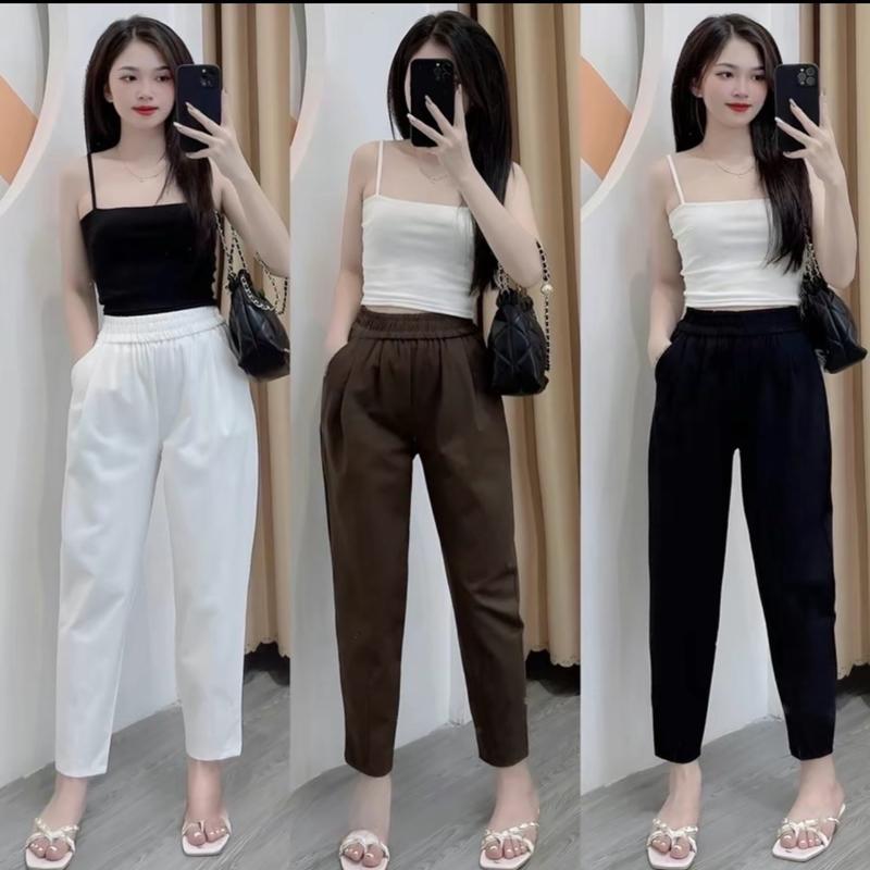 QUẦN BAGGY NỮ VẢI UMI HÀN HÀNG CAO CẤP CO GIÃN BỐN CHIỀU 1