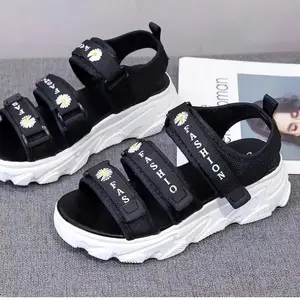 Sandal Korea Gunung Perempuan Anak-Anak dan Dewasa Flat Korean fashion Flower Kekinian