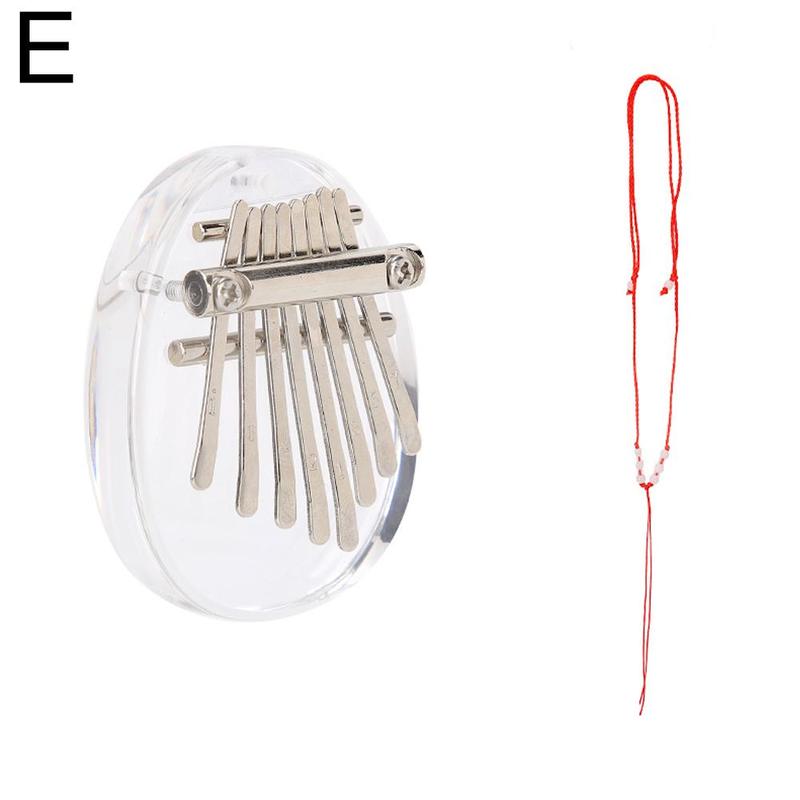 Product Introduction of Thumb Piano 8 Keys Mini Kalimba Transparent Bear Kalimba Thumb Finger Piano Music Instrument S9P9 44