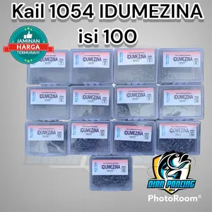Kail Kecil Idumezina 1054 PLY FISH Ukuran Kecil Isi 100pcs Pancing Ikan Tajam