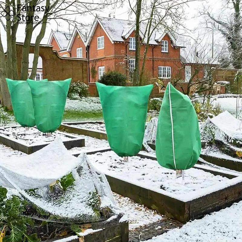 Plant Anti Freezing Cover Autumn and Winter Anti Cold Tree Cover Plant Anti Freezing Bag Non-woven Fabric Plant Anti Cold Cover 0