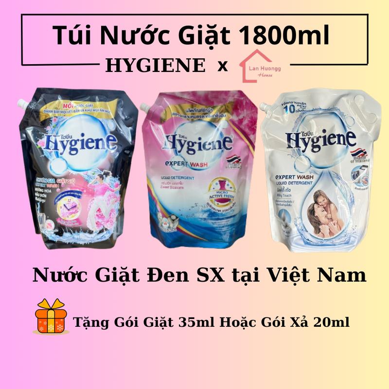 SX Tại VN Nước Giặt 2in1 đậm đặc Hygiene Thái Lan 1800ml Làm Sạch