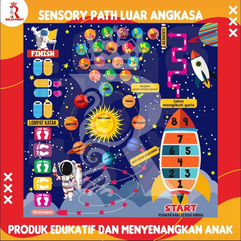 Raja Kidzone Mainan Edukasi Sensory Path | Playmat  - Luar Angkasa 1