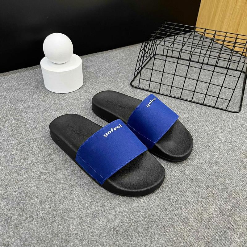 Product Introduction of Dép nam nữ quai ngang quai nỉ in yofeet ( XT 05 ) in nhiệt cao cấp may viền chắc chắn - Dép lê đế bằng - Slipper, DéP 2