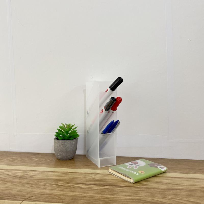 Ống đựng bút 4 tầng để bàn, để đồ trang điểm, nhỏ gọn tiện lợi (kích thước 20x5x9cm)