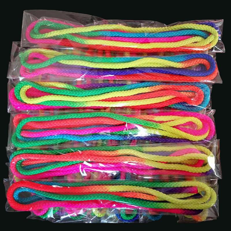 Product Introduction of Sports Gym Rainbow Color Rhythmic Gymnastics Rope Solid Competition Arts Training Ropes 22