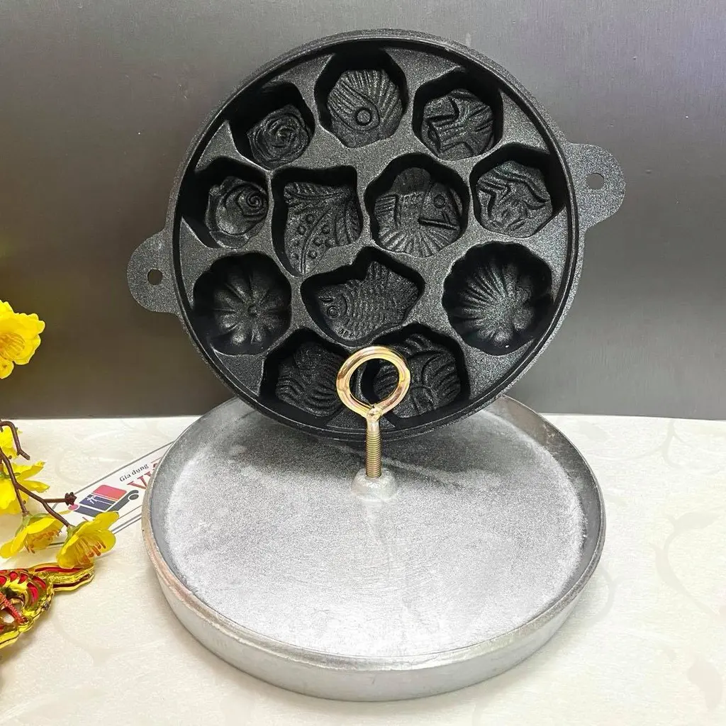 V- Khuôn Bánh Bông Lan, Bánh Thuẩn - Khuôn Chống Dính Cao Cấp Bánh rất đẹp. siêu sắc nét