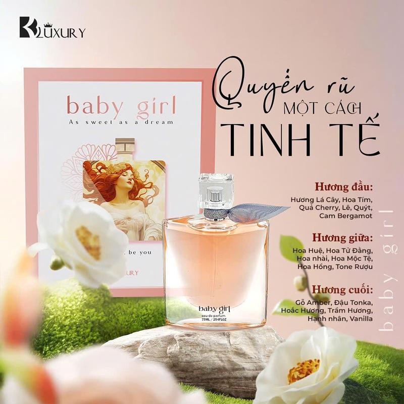 Nước Hoa Nữ BK Luxury Baby Girl Nữ 75ml