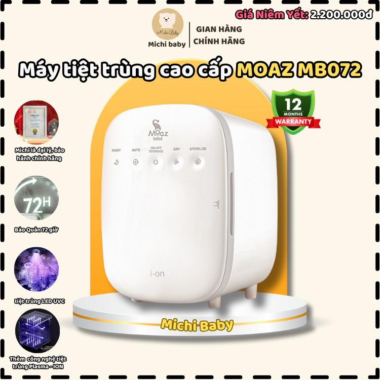[29/11] - Máy Tiệt Trùng Cao Cấp UVC I-ON LED cho bé MOAZ BEBE MB072, Sấy Khô Bảo Quản 24H Làm Sữa Chua Và Sấy Khô Hoa Quả Thể Tích Lớn 16L Bảo Hành 12 Tháng - Michi Baby MC378 Em bé Trẻ sơ sinh Bé gái Bé trai