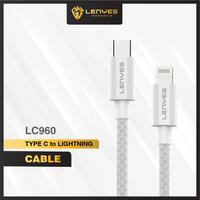 Gambar LENYES LC950 27W Data Cable Fast Charging QC 3.0 Type C to Lightning Kabel Charger Nylon 1 Meter - Type C to Lightning dari LENYES INDONESIA Kota Administrasi Jakarta Pusat 3 Tokopedia