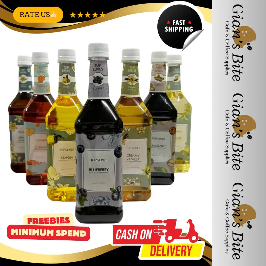 Top Series Flavored Syrups Specially For beverages Strawberry Green ...