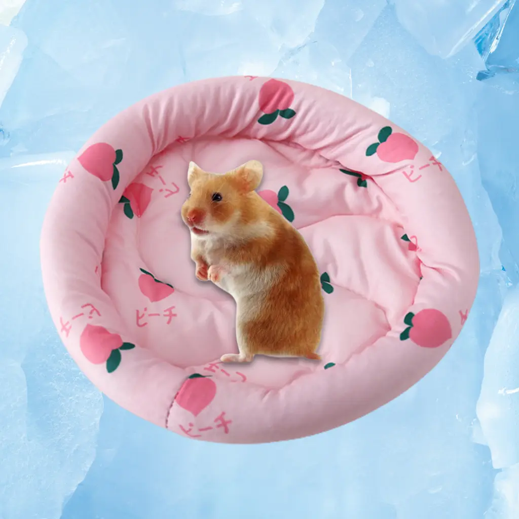 Daiditi- Hamster Cooling Nest Elastic Lightweight Hamster Blanket Summer Rats Chinchilla Resting Mat for Guinea Pig Fashion