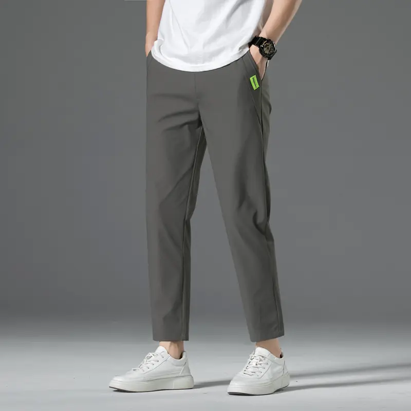 Celana Panjang Unisex Tipis Kain Peregangan Kasual Cepat Kering Pants Dingin Dan Bernapas 3010 3