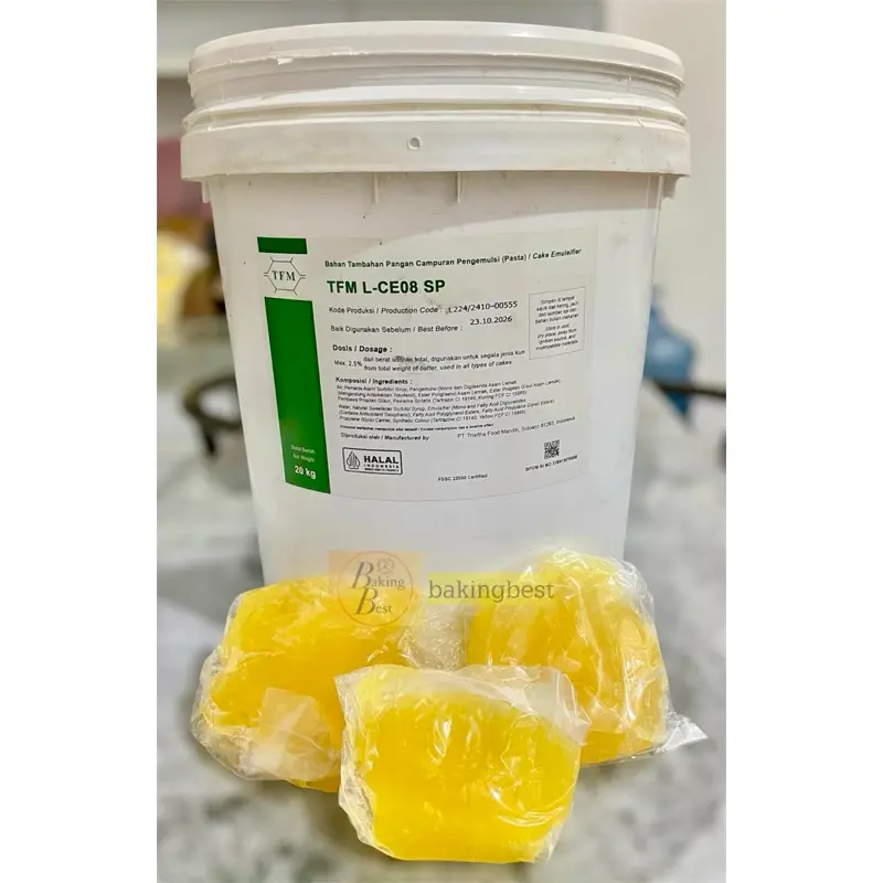 NEW ! SP REPACK TFM EKONOMIS Cake Emulsifier Halal Pengemulsi Kue (100 gr , 250 gr dan 500 gr) Asli 3