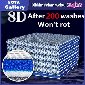 Filter Sponge Aquarium 8D 8 Lapisan / Busa Penyaring Tanpa Lem 8D 8 Lapisan untuk Akuarium / Aksesoris Filter Akuarium 8 Lapisan - Bahan Penyaring Berkualitas Tinggi | Busa Biokimia Kapas Akuarium