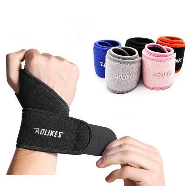 Băng Cổ Tay Aolikes 8Cm Chặn Mồ Hôi Thể Thao, Tập Gym, Chạy Bộ, Bóng Rổ, Tennis,Dây Đeo Cổ Tay ThểThao Cotton Thoáng Mát 3