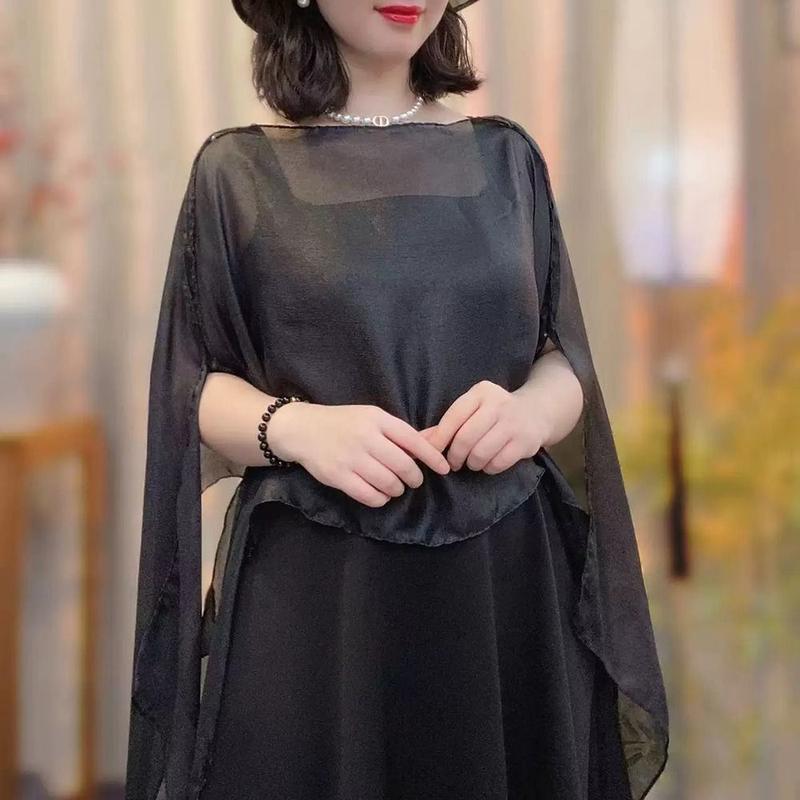 Product Introduction of New Fashion Pure Color Women Shawl Chiffon Coats Jackets Capes Cardigan Shawl Women Girls 10