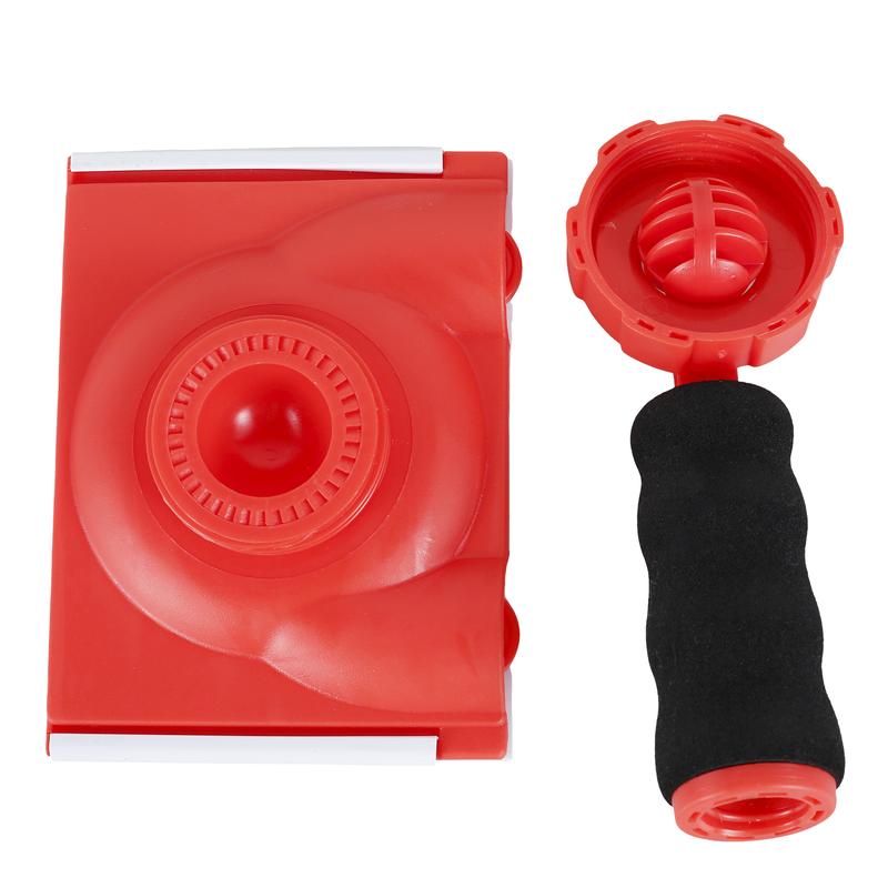 Product Introduction of Paint Edge Trimmer Plastic Trim Paint Edger Adjustable Wall Corner Pad Painter with Rotatable Handle and 2 Sponge Brushes Ceiling Hand Painting Brush for Wall Ceiling Door 7906D 31